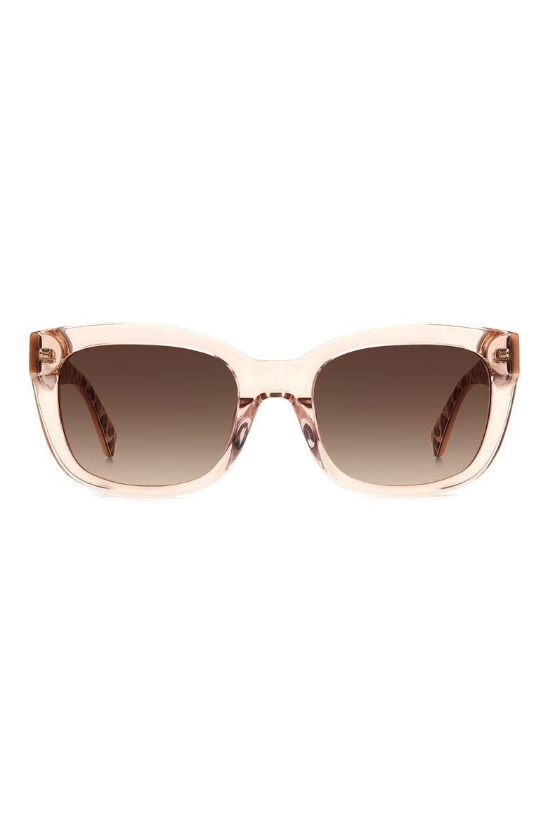 tammy 53mm rectangular sunglasses, Main, color, 0Z9K-HA