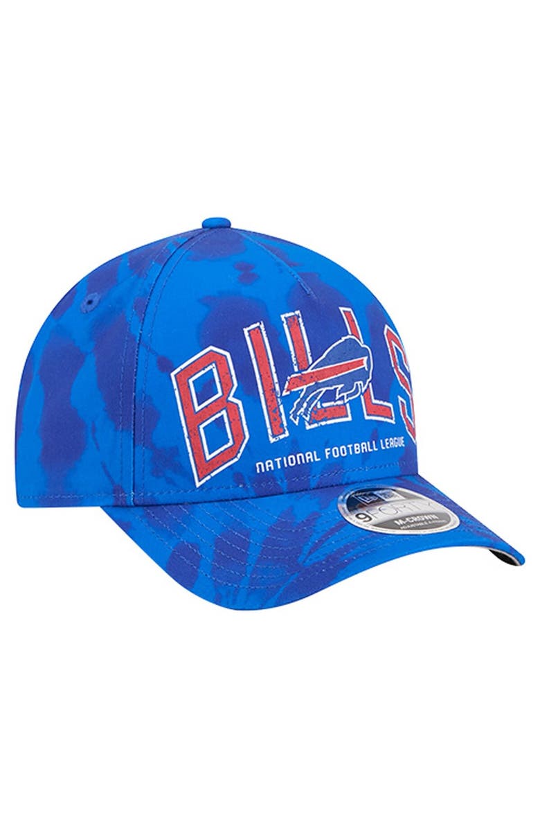 New Era Men
s New Era Royal Buffalo Bills Tie Dye Fade 9Forty M-Crown A-Frame Adjustable Hat, Alternate, color, Royal