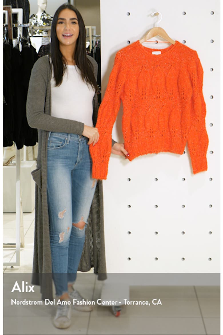 Petal Pointelle Sweater video