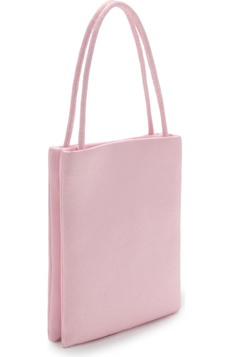 MANGO x Kaia Gerber Mini Shopper Bag, Alternate, color, Light Pink