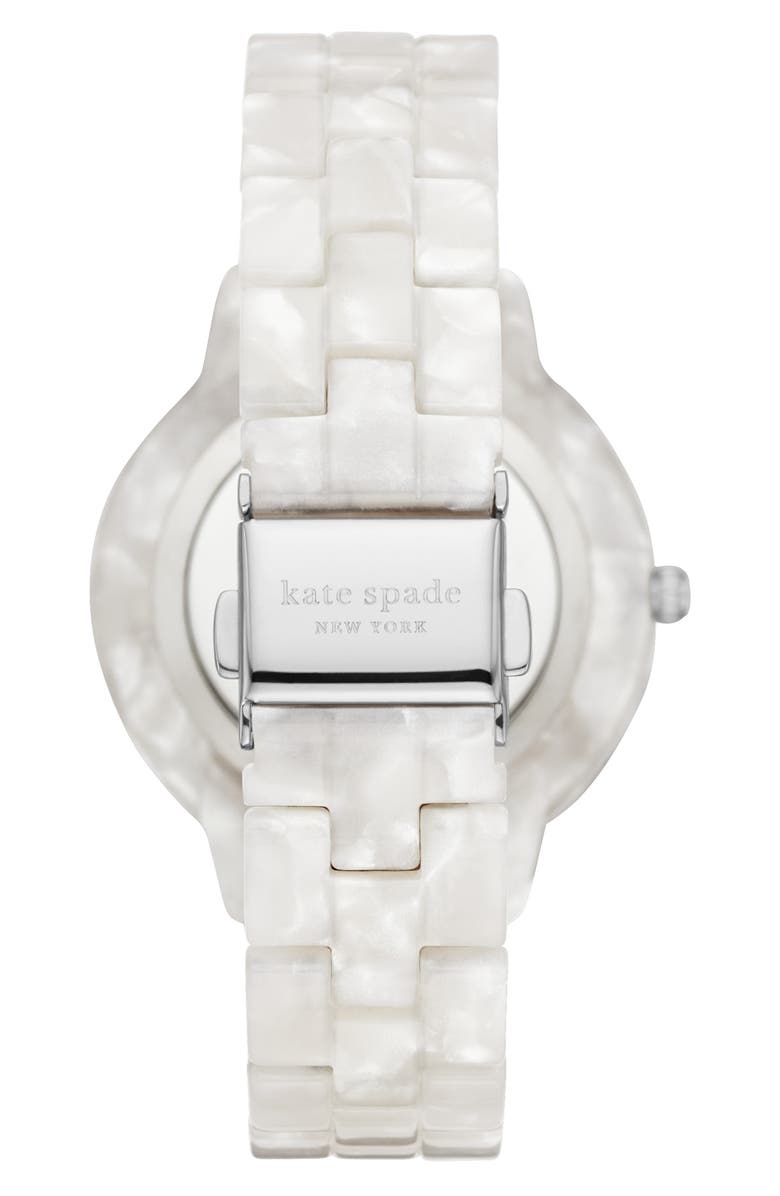 Kate Spade New York morningside acetate bracelet watch, 38mm, Alternate, color, 