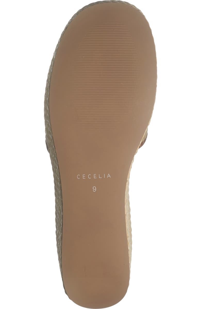 Cecelia New York Generous Platform Wedge Sandal, Alternate, color, Natural