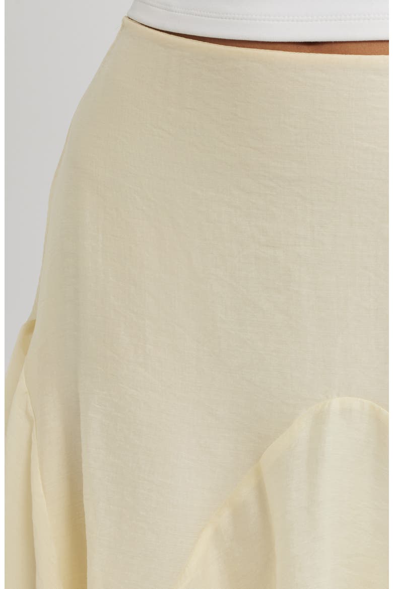 Godet Skirt, Alternate, color, YELLOW