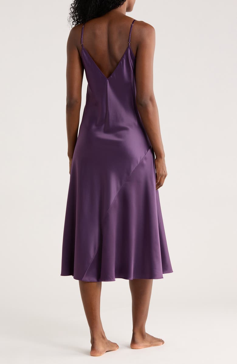 Natori Satin Chemise, Alternate, color, Impression