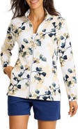 Tommy Bahama Aruba Beleza Blossoms Front Zip Sweatshirt