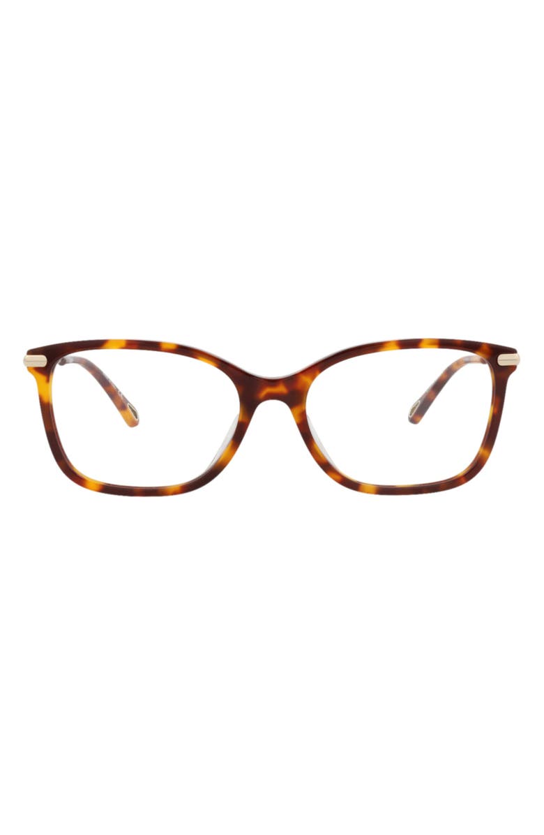 Chloé 54mm Rectangular Optical Glasses, Main, color,