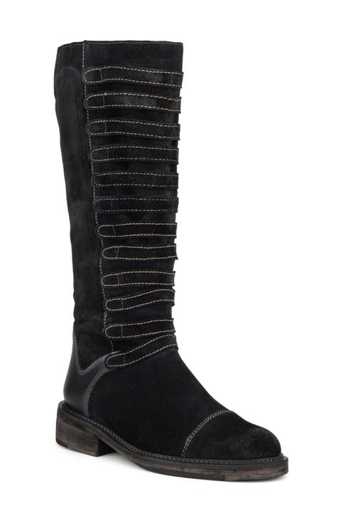 Evelyn Topstitched Boot (Women)