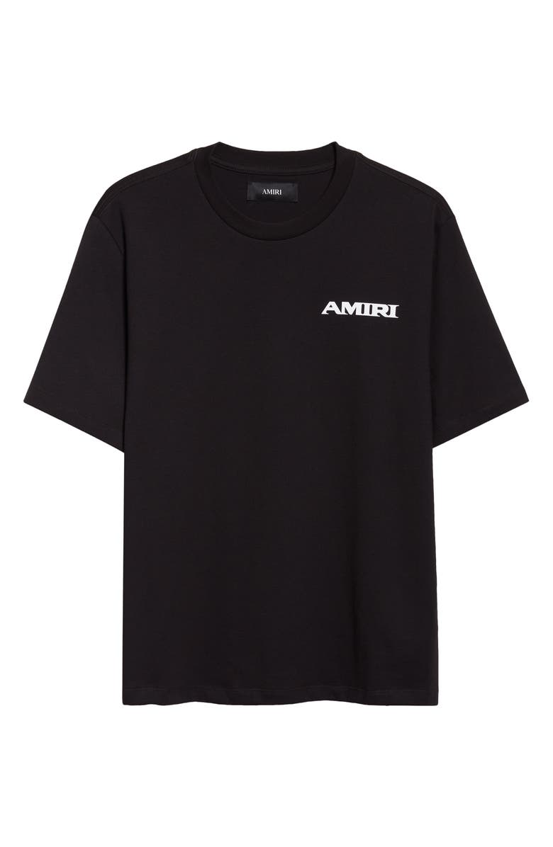AMIRI Sport Logo Graphic T-Shirt, Main, color, Black