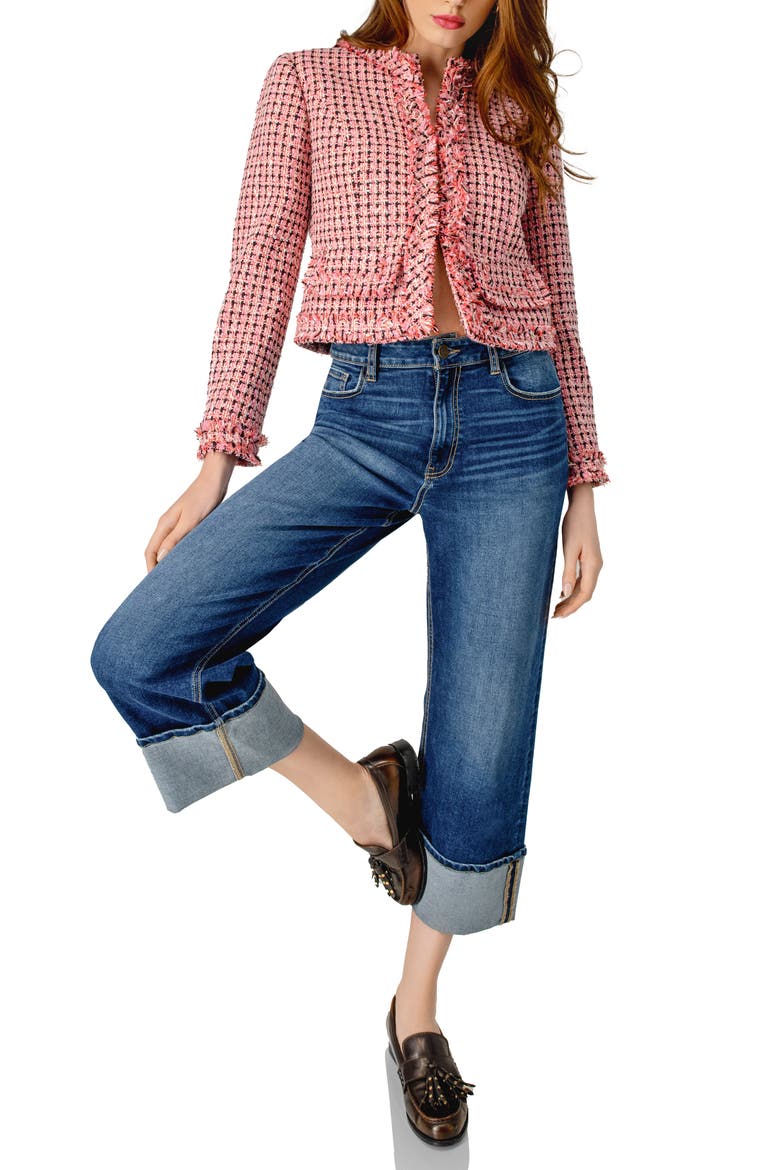 Classic Tweed Jacket, Alternate, color, Pink