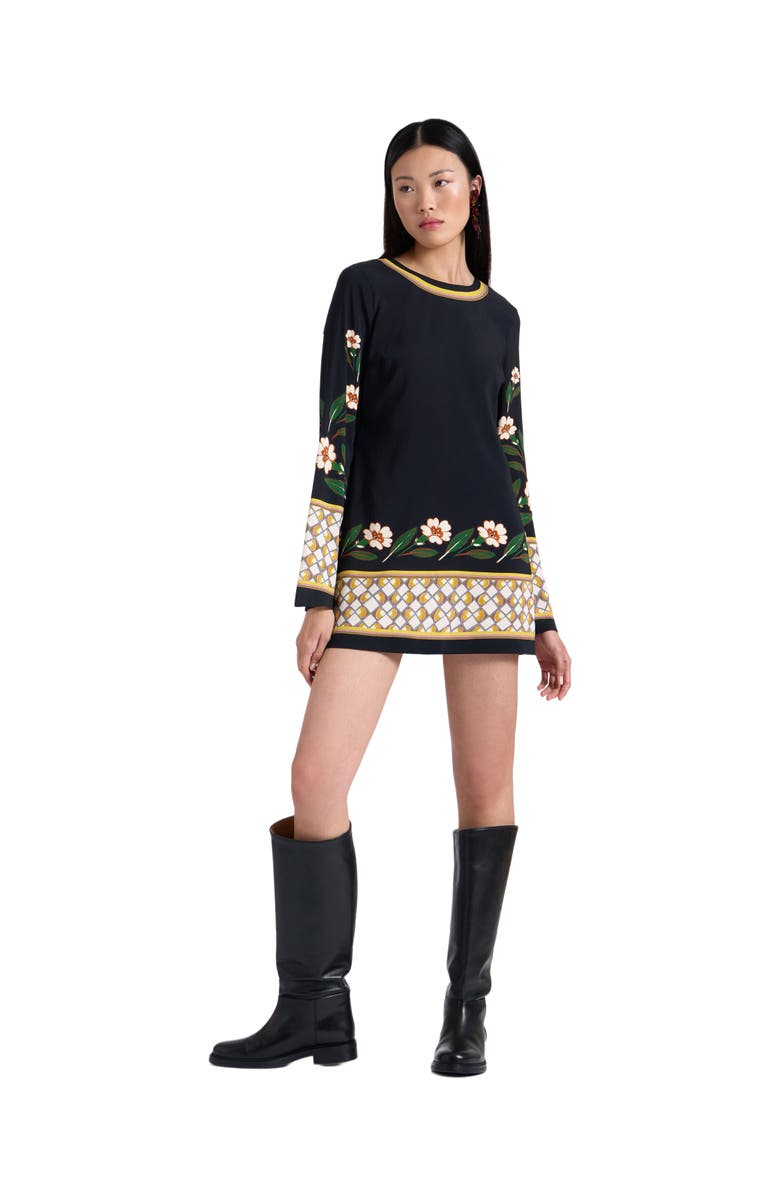 La DoubleJ Mini Supremes Swing Dress Dazed Placée Black, Main, color, 