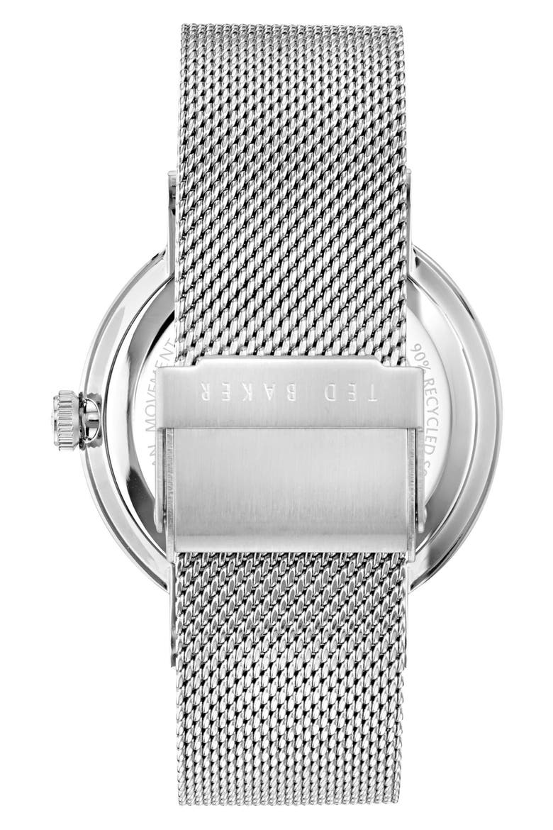 Timeless Mesh Bracelet Watch, Alternate, color, STAINLESS STEEL