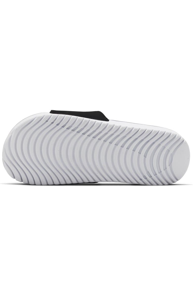 Nike Kids' Kawa Slide Sandal, Alternate, color, Black/ Bright Crimson/ White