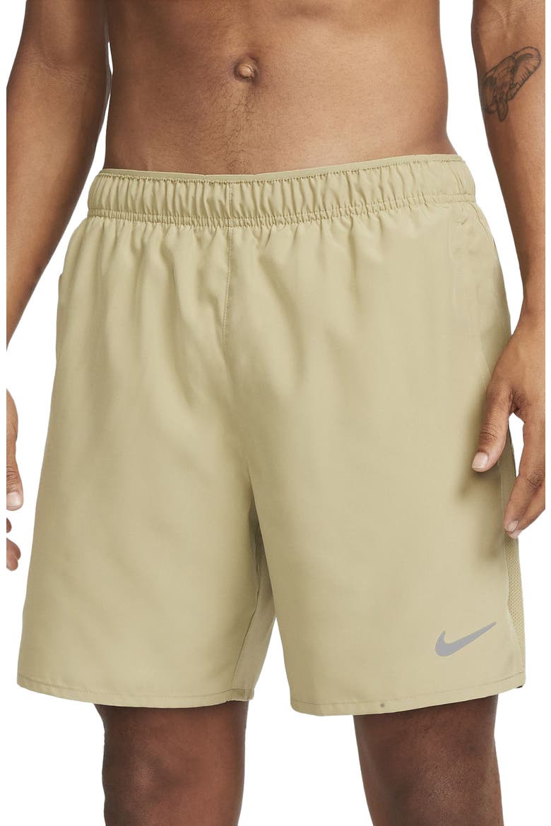 Dri-FIT Challenger Athletic Shorts, Main, color, NEUTRAL OLIVE/ BLACK
