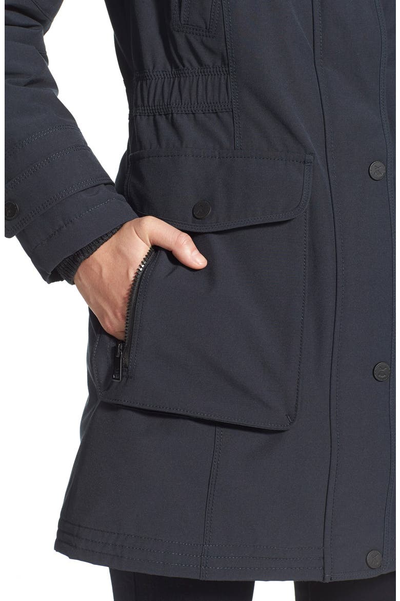 'Expedition' Faux Fur Trim Parka, Alternate, color, TOPSIDE NAVY
