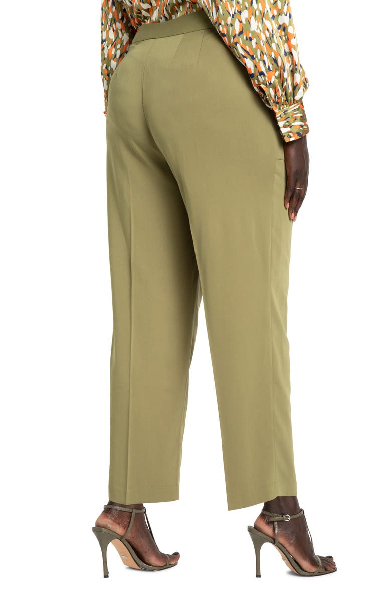ELOQUII Belted High Waist Trousers, Alternate, color,