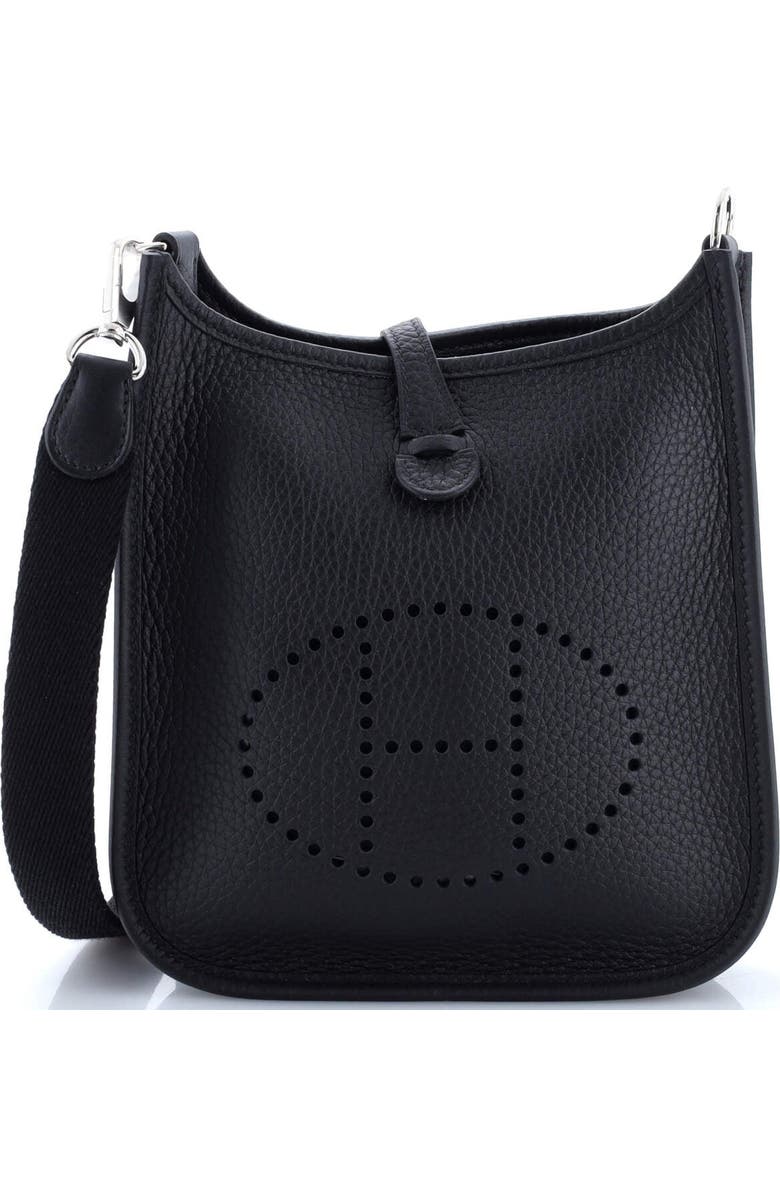 Pre-Owned Hermes Evelyne Bag Gen III Clemence TPM, Main, color, Noir