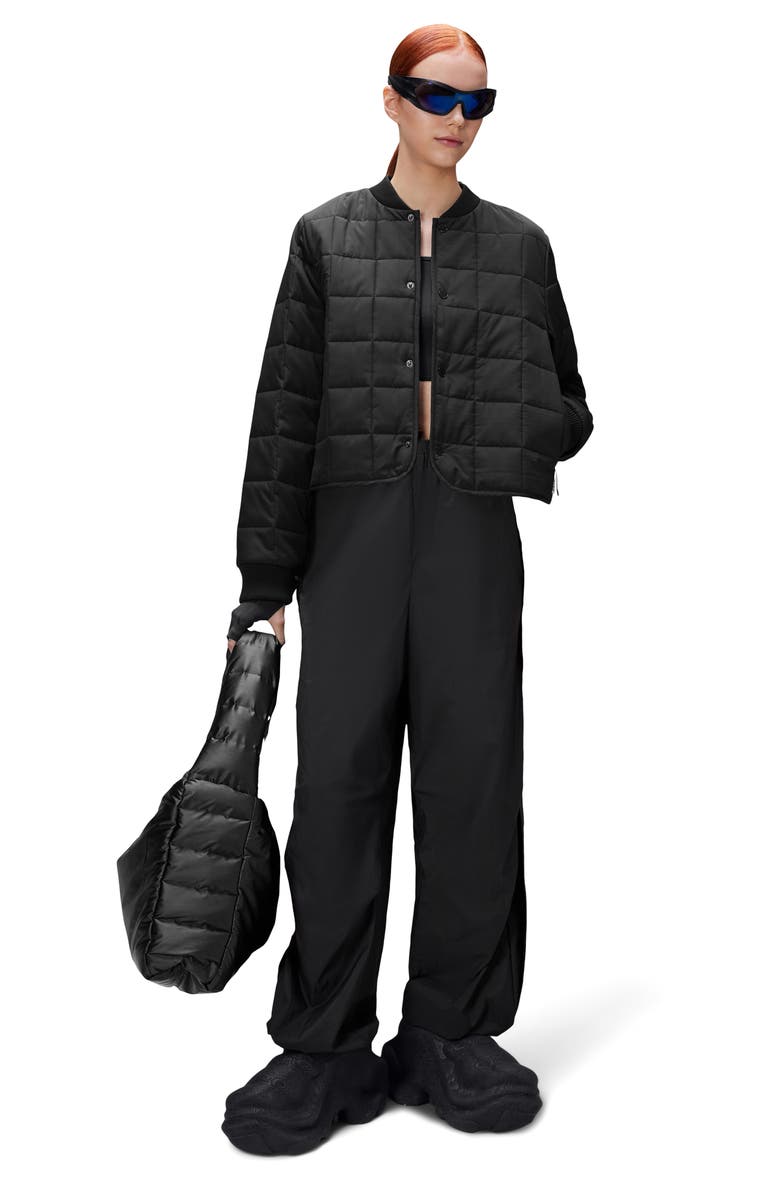 Rains Liner Bomber Jacket, Alternate, color, 