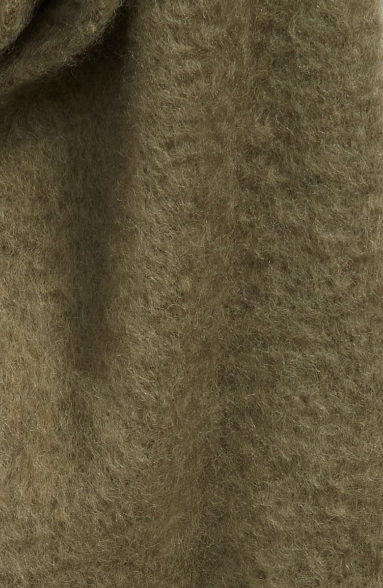Loewe Anagram Patch Mohair & Wool Blend Scarf, Alternate, color, 
