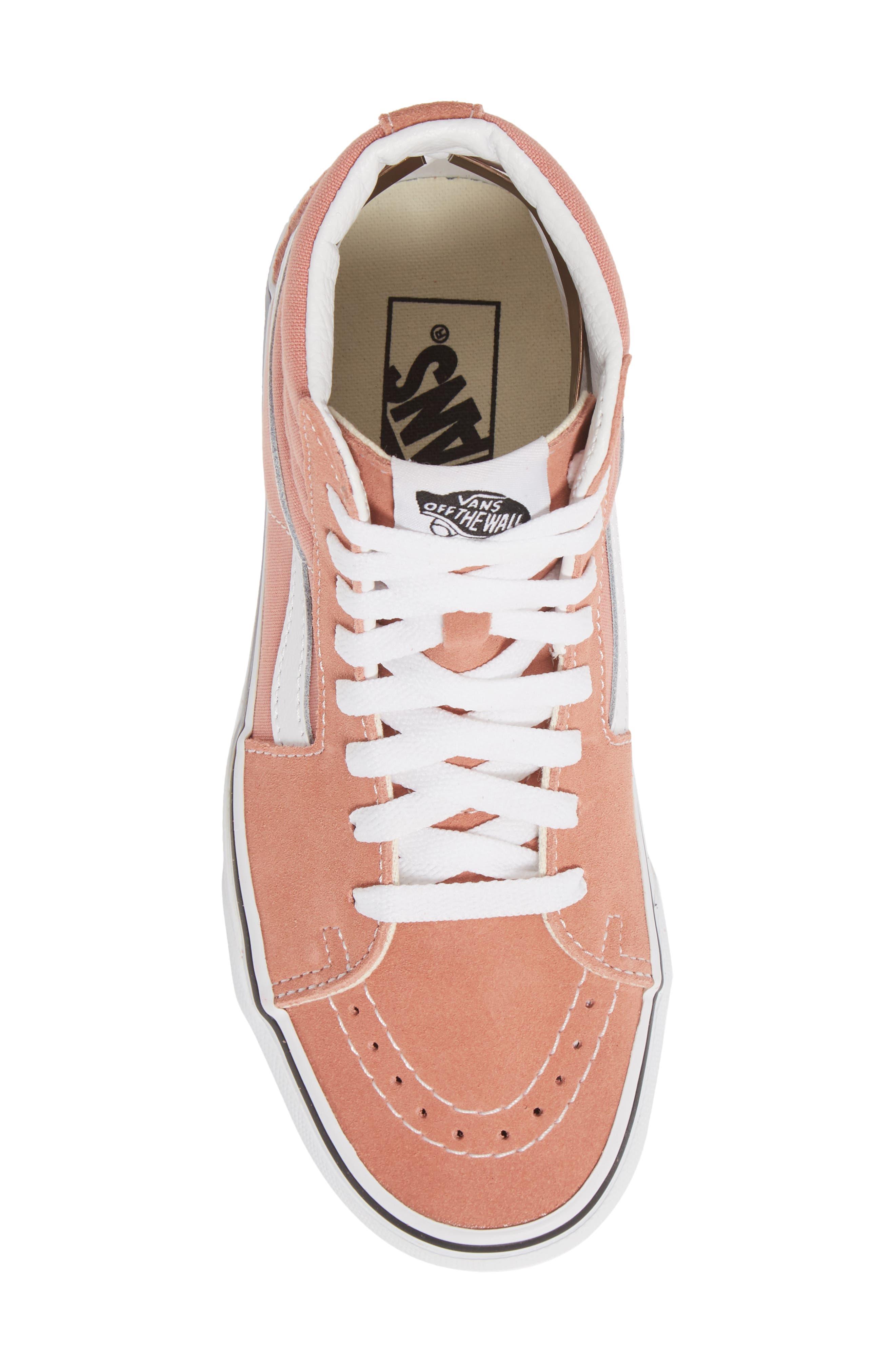 Sk8-HI Platform Lace-Up Sneaker, Alternate, color, ROSE DAWN/ TRUE WHITE