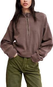 Free People Celeste Quarter-Zip Pullover