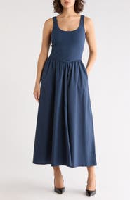 Melrose and Market Mixed Media Tank Dress