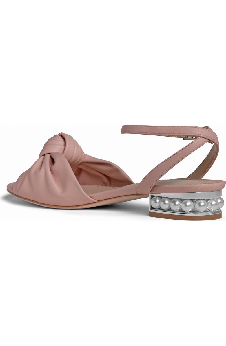 Allegra James Mina Leather Knot Sandal, Alternate, color,