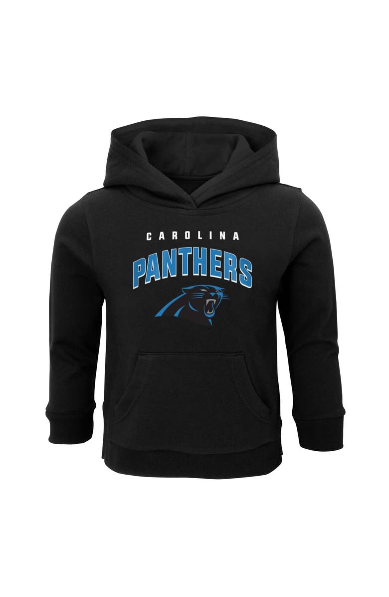Outerstuff Toddler Black Carolina Panthers Stadium Classic Pullover Hoodie, Main, color,