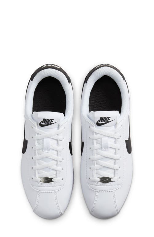 Nike Cortez Sneaker In White/black