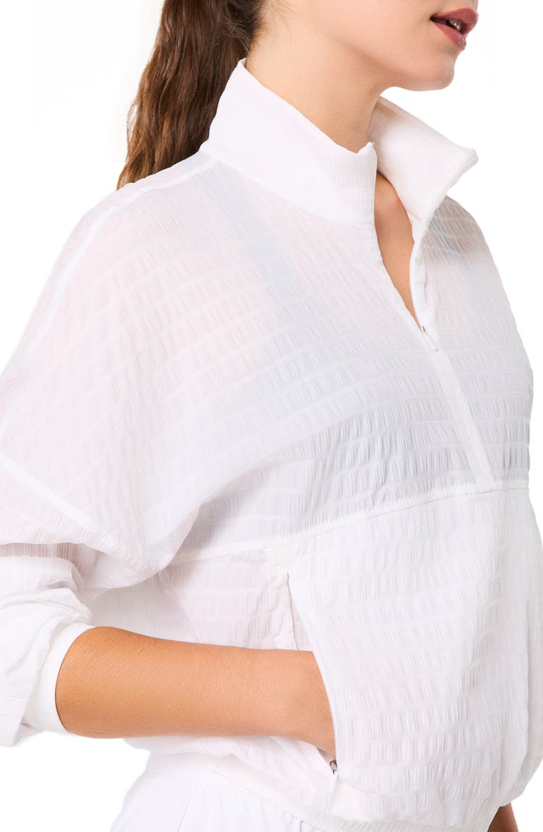 SPANX<sup>®</sup> Active Run Water Resistant Half-Zip Jacket, Alternate, color,