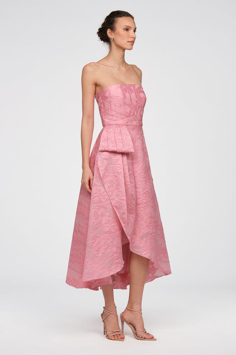 Soraya Strapless Wrap Dress, Alternate, color, Blushberry