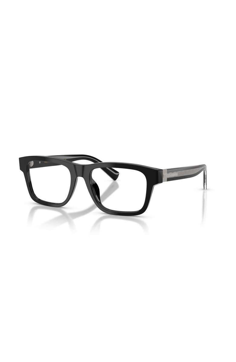 Dolce&Gabbana 51mm Rectangle optical glasses, Main, color, Black