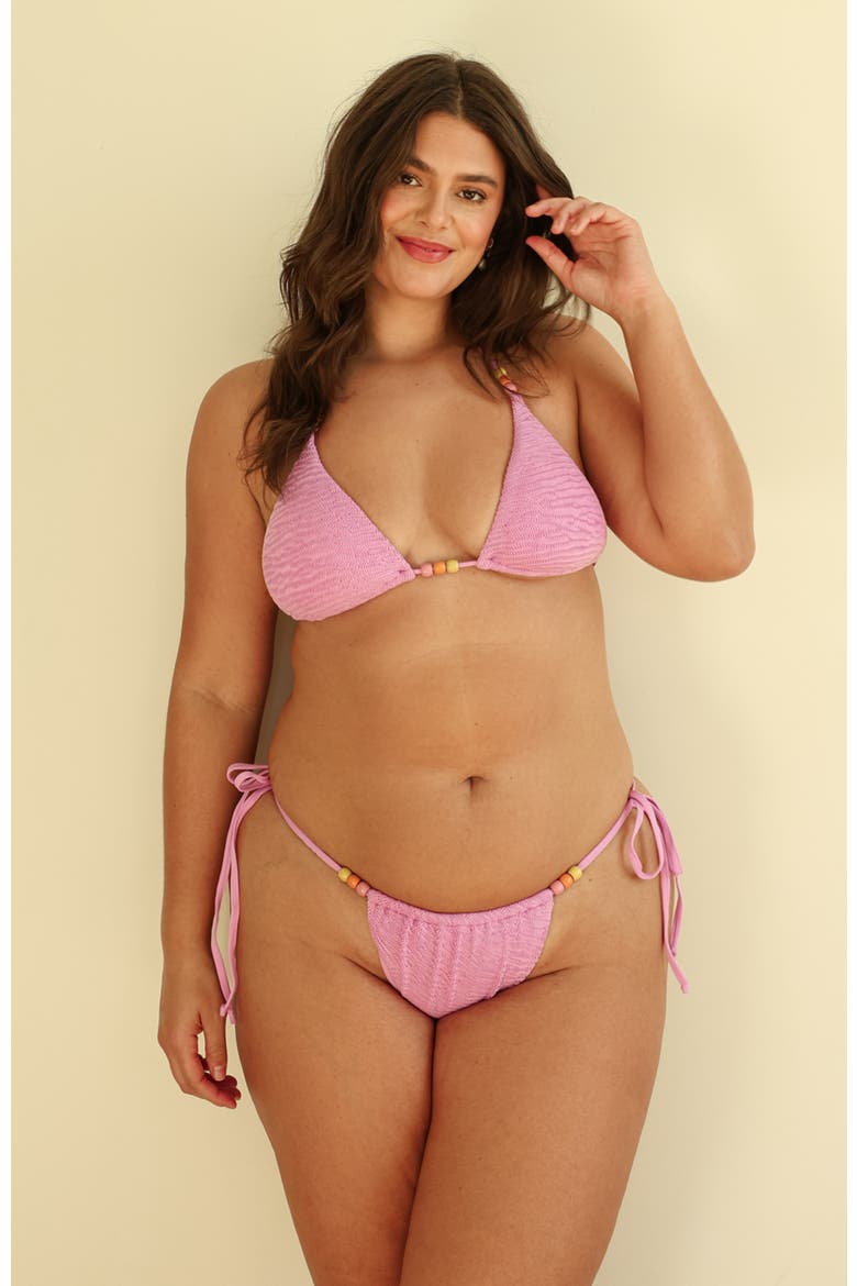 Bora Cheeky Bikini Bottom, Alternate, color, Bloom