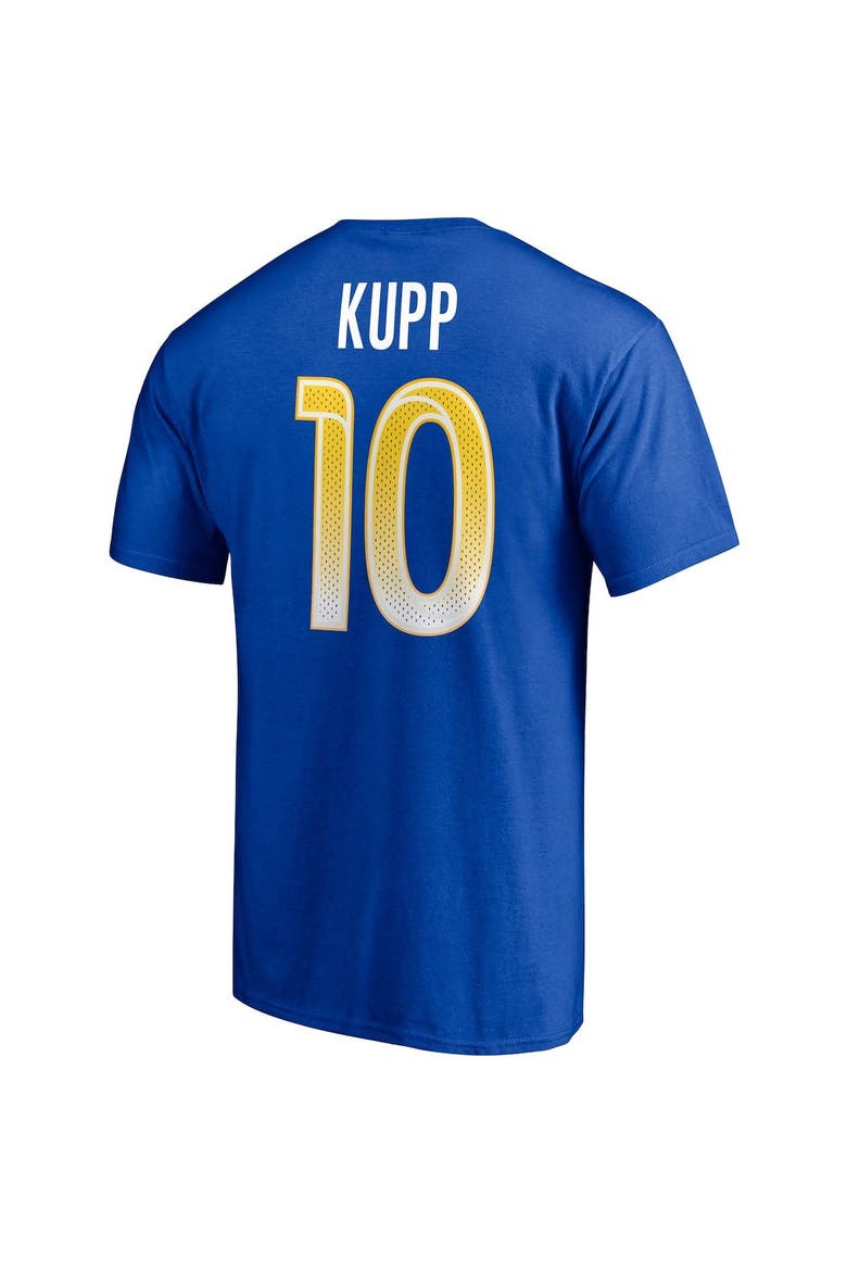 Men's Fanatics Branded Cooper Kupp Royal Los Angeles Rams Player Icon Name & Number T-Shirt, Alternate, color, ROYAL
