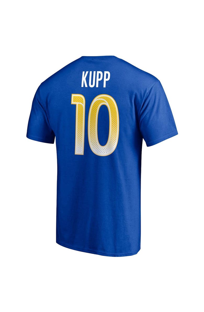 FANATICS Men's Fanatics Branded Cooper Kupp Royal Los Angeles Rams Player Icon Name & Number T-Shirt, Alternate, color, 