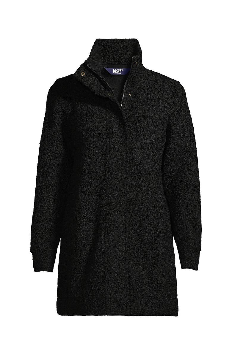 Lands' End Boucle Fleece Coat, Alternate, color, 