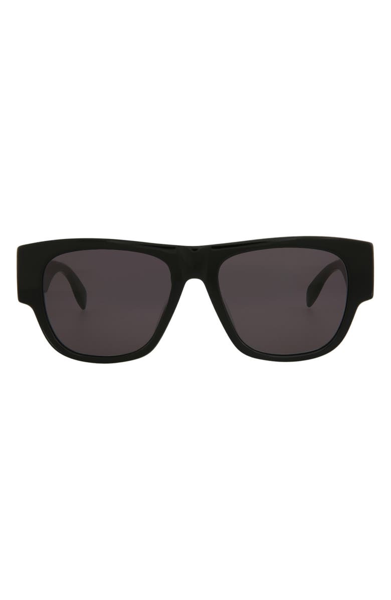 McQueen 54mm Square Sunglasses, Main, color,