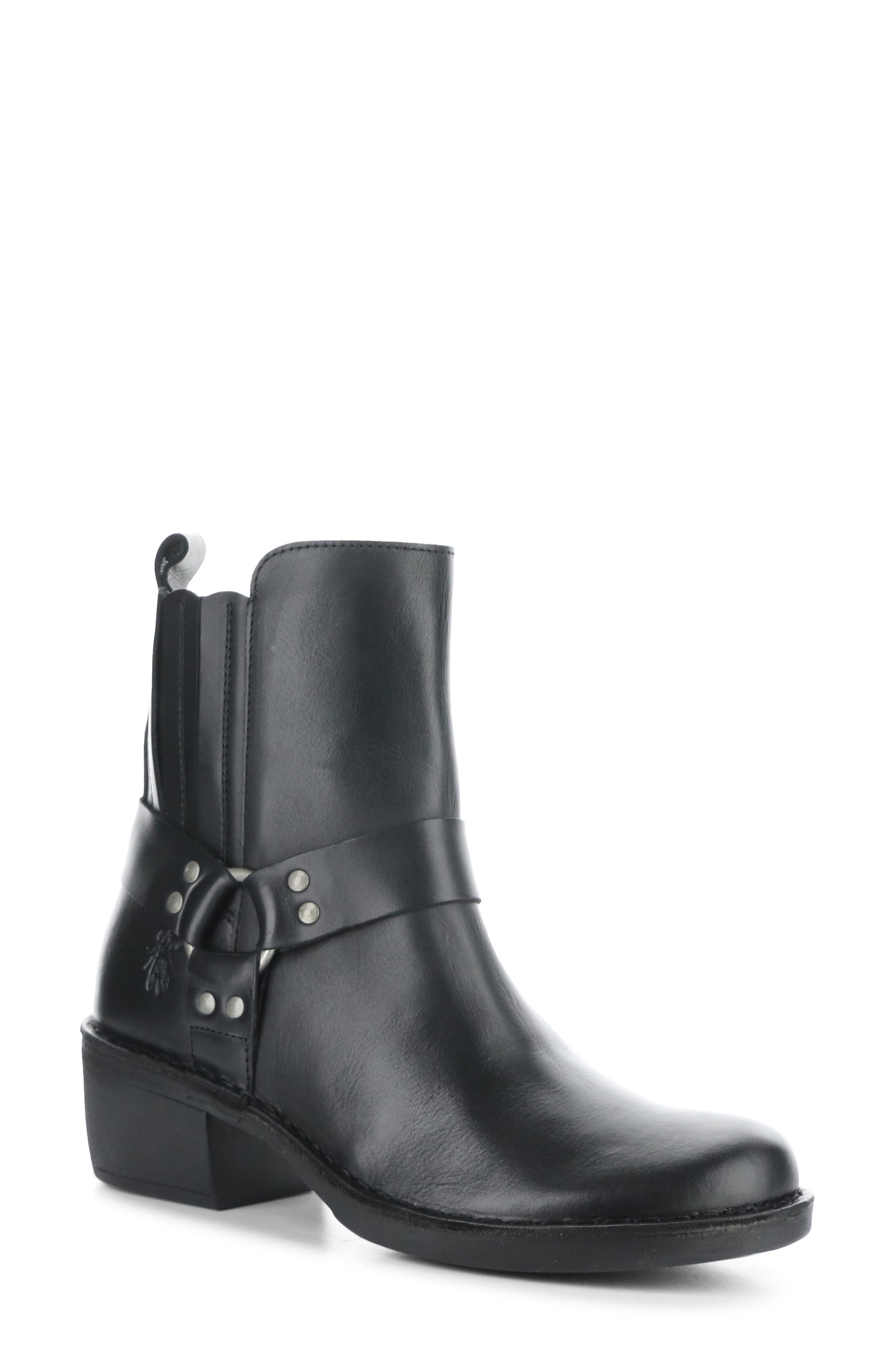 Fly London Mebi Bootie, Main, color, Black Rug