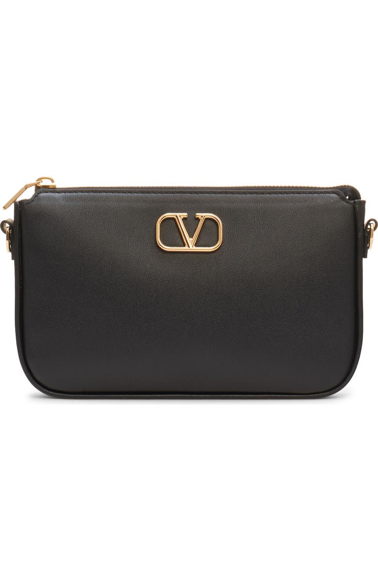 Valentino Garavani Mini VLOGO Leather Shoulder Bag, Main, color,