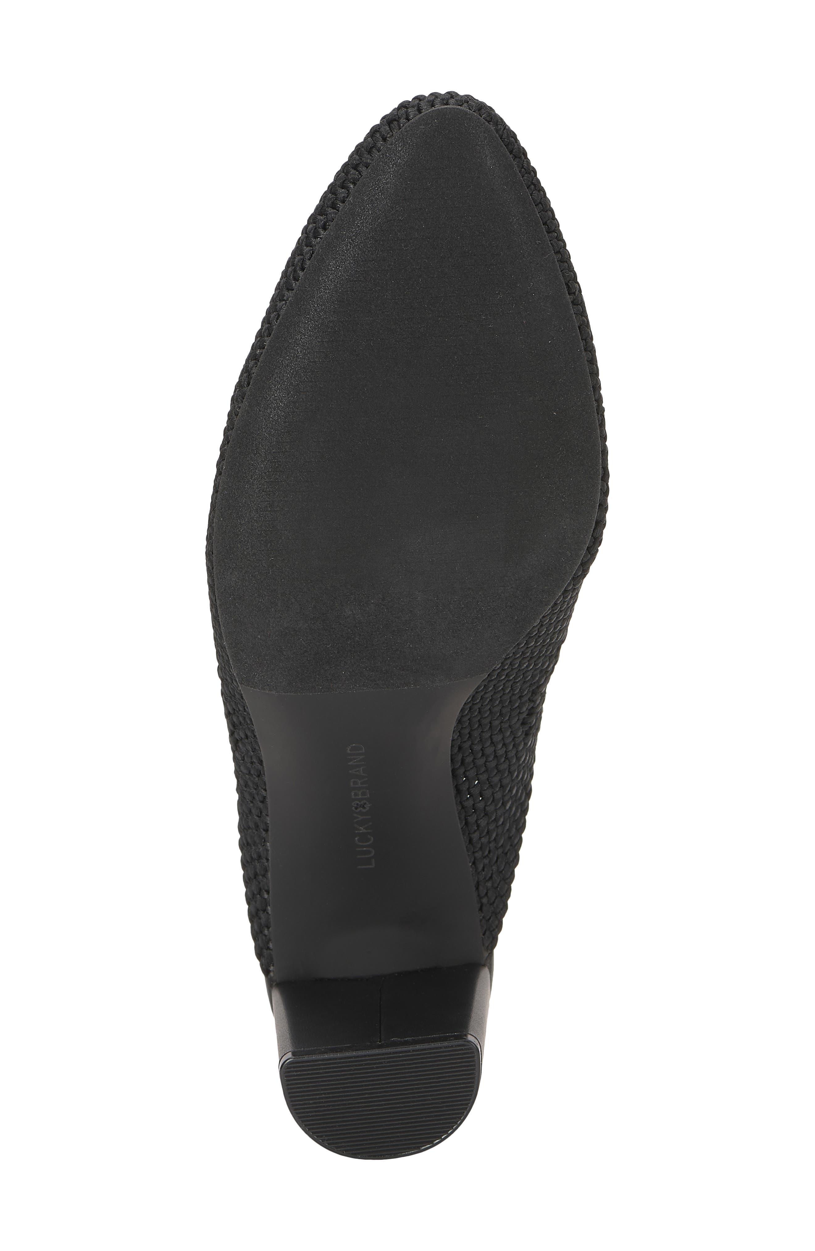 Lucky Brand Melony Slingback Pump, Alternate, color, Black Knit