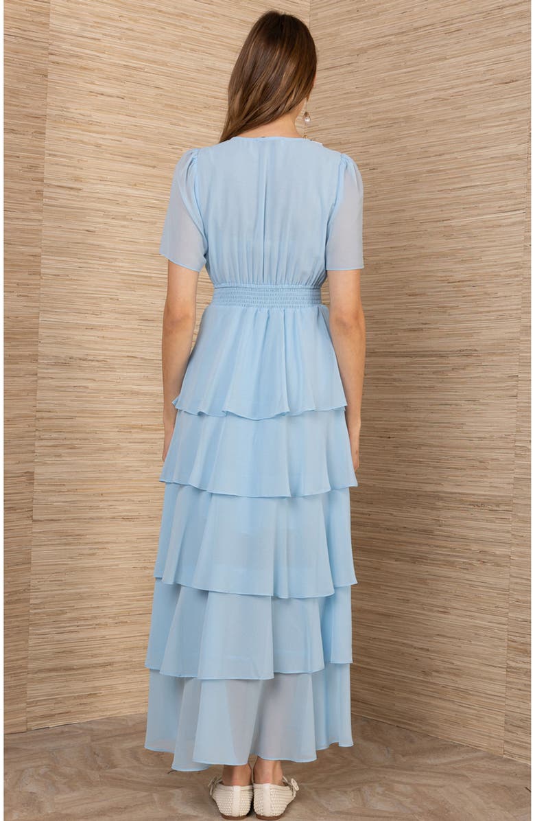 Hale Bob Imogene Solid Maxi Dress, Alternate, color, Blue