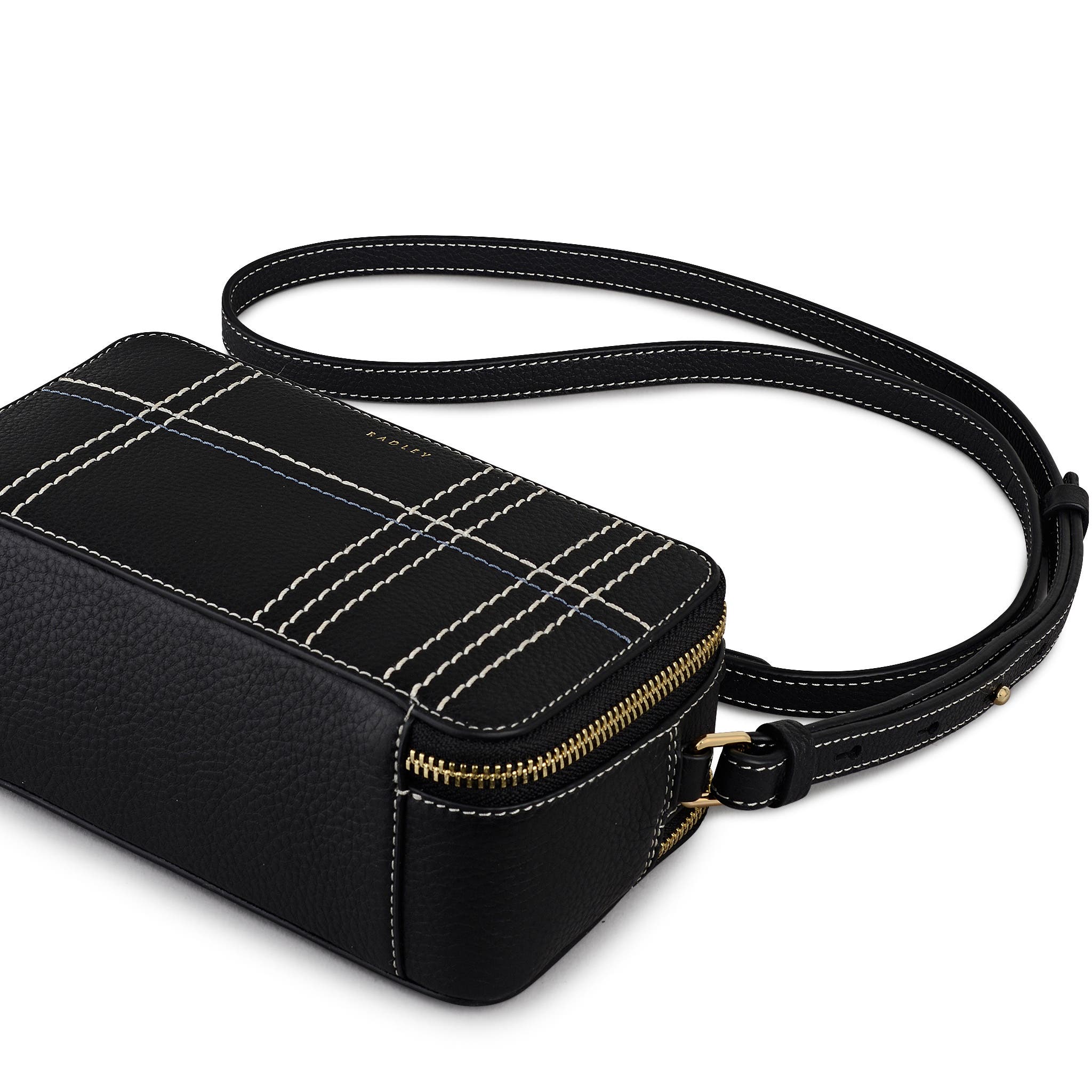 Radley Calvert Way - Check Micro Phone Crossbody Bag, Alternate, color, 