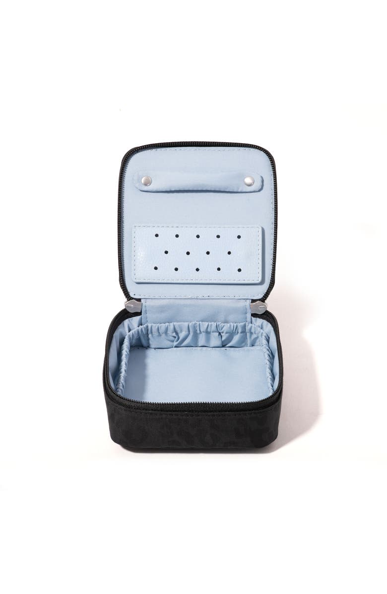 BAGGALLINI Travel Jewelry Box, Alternate, color, Black Cheetah Emboss