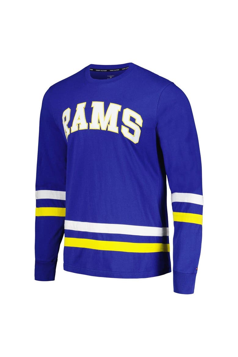 Men's Tommy Hilfiger Royal/Gold Los Angeles Rams Nolan Long Sleeve T-Shirt, Alternate, color, Royal