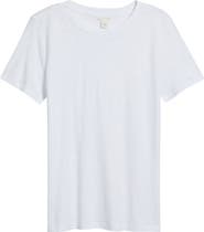 Caslon® Cotton Blend Crewneck T-Shirt