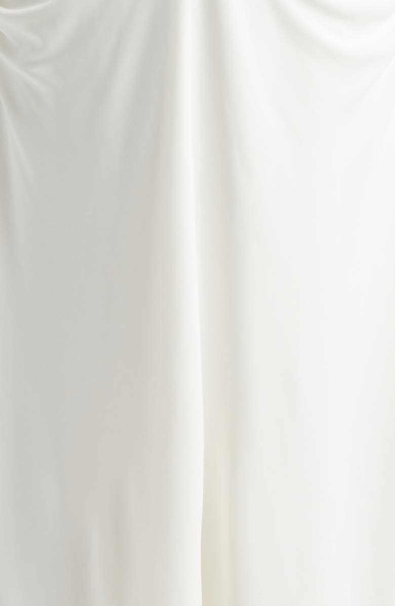 Cinq à Sept Kaia Halter Midi Dress, Alternate, color, Ivory