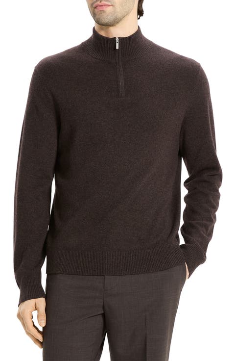 Hilles Quarter Zip Cashmere Sweater