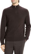 Theory Hilles Quarter Zip Cashmere Sweater