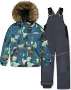 Deux par Deux Discover Bear Jacket Snow Pants Two Piece Snowsuit