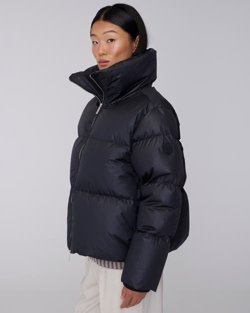 Quartz Co. Gisele Short | Down Puffer Jacket In Black