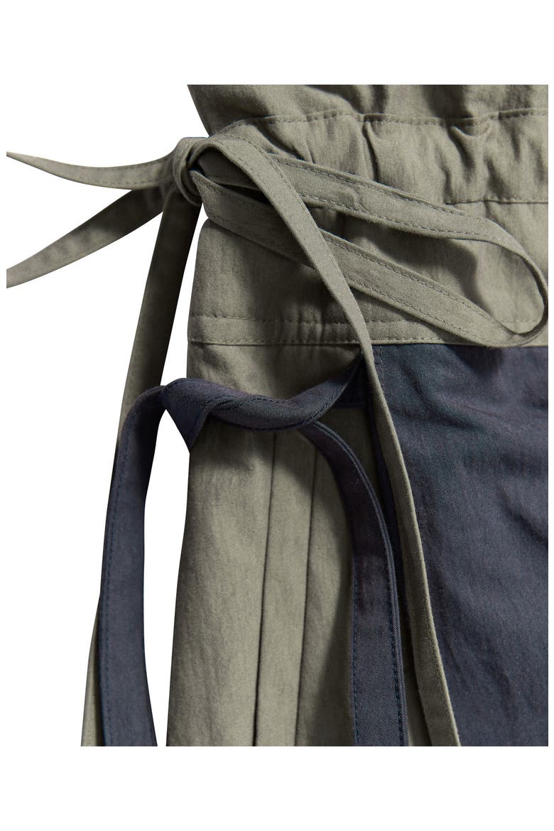 Tied Overlay Wide Leg Pants, Alternate, color, GREY